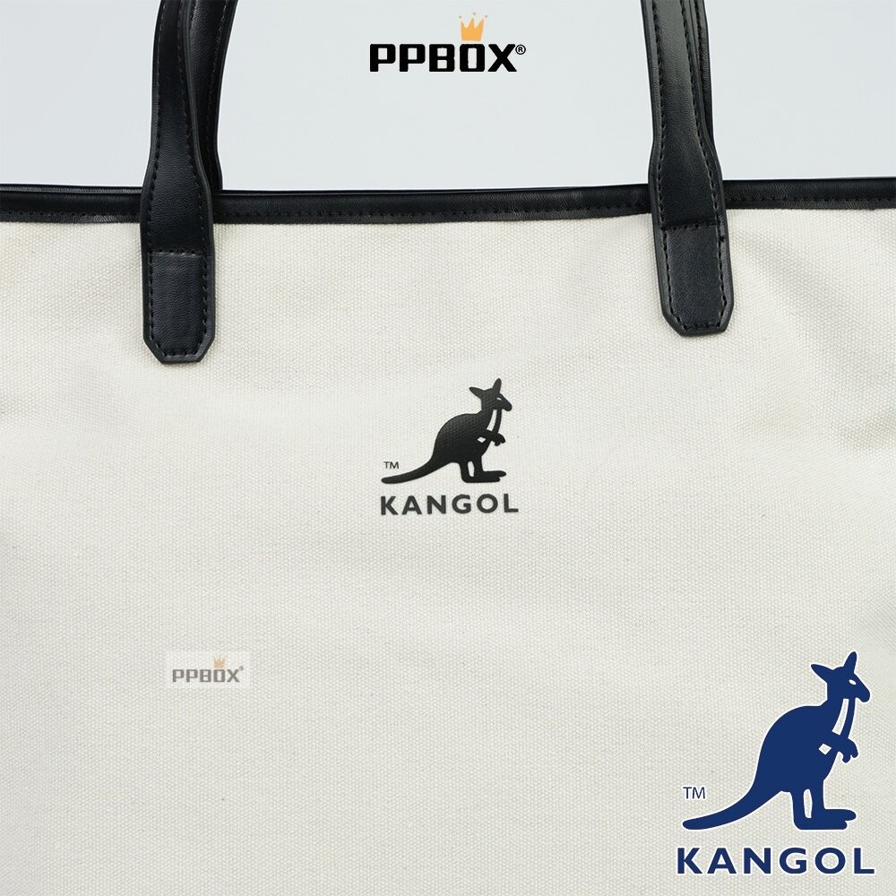 KANGOL  滿版LOGO托特包 包包 【65551711】-細節圖6