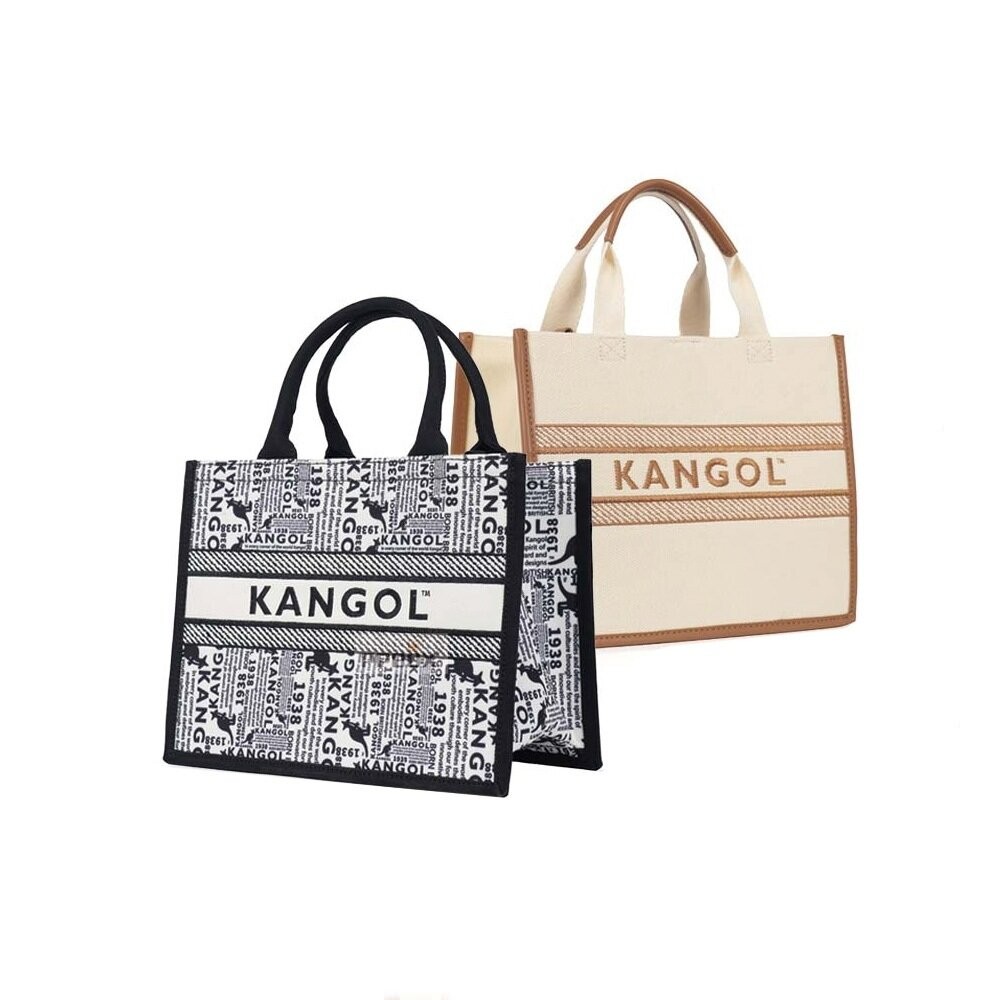 KANGOL 滿版印花托特包 附背帶 包包 65228712-細節圖2
