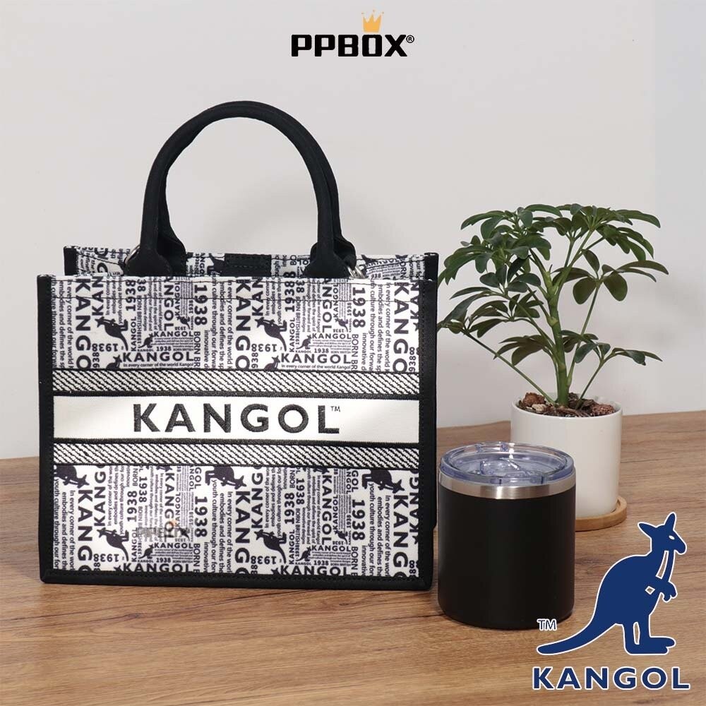 KANGOL 滿版印花托特包 附背帶 包包 65228712-細節圖4