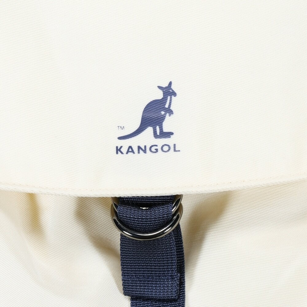 KANGOL 撞色掀蓋雙肩後背包 包包 【65558742】-細節圖4