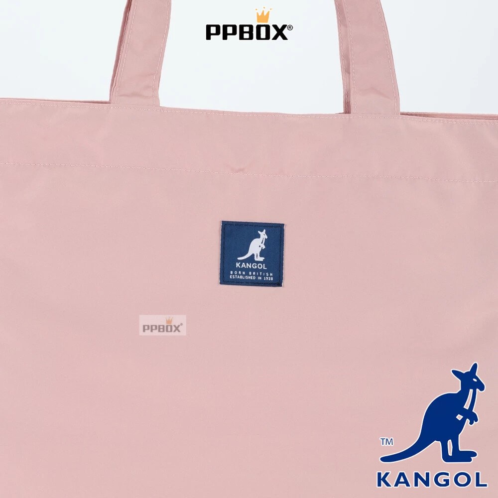 KANGOL 莫蘭迪色 大托特包 包包 【66251717】-細節圖5