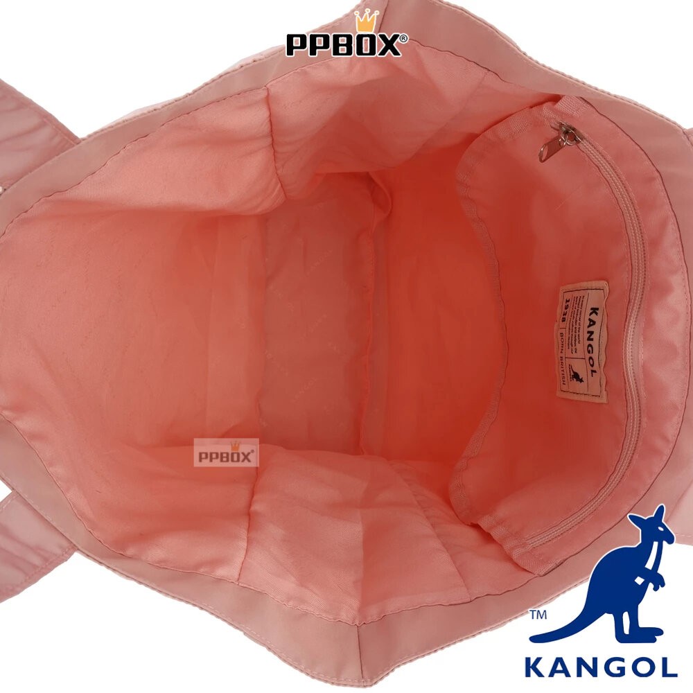 KANGOL 莫蘭迪色 大托特包 包包 【66251717】-細節圖6