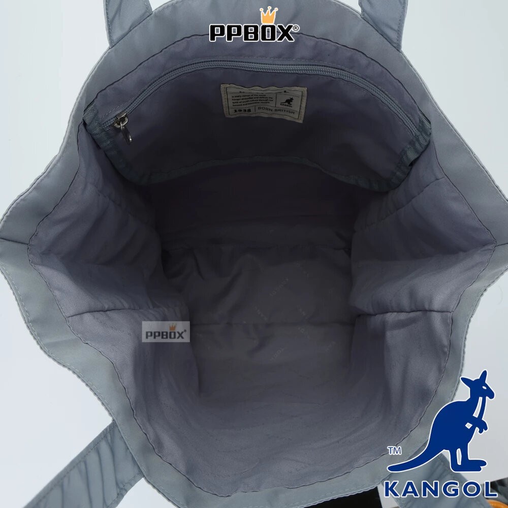 KANGOL 莫蘭迪色 大托特包 包包 【66251717】-細節圖10
