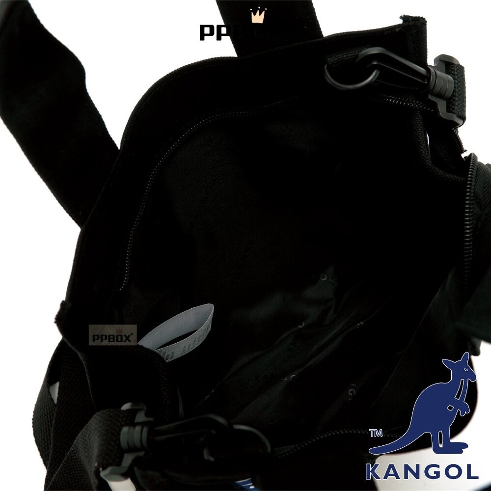 KANGOL 花樣貼繡潮玩方塊包 附背帶 包包 【66251716】-細節圖4