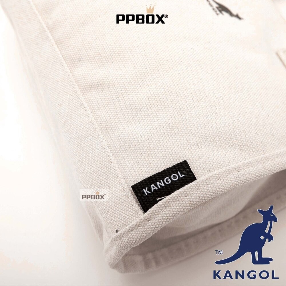 KANGOL 花樣貼繡潮玩方塊包 附背帶 包包 【66251716】-細節圖8