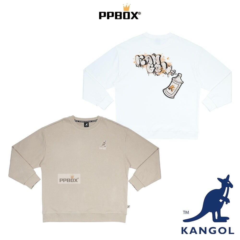 KANGOL 噴漆罐塗鴉 大學T 衣服 [65558003]-細節圖8