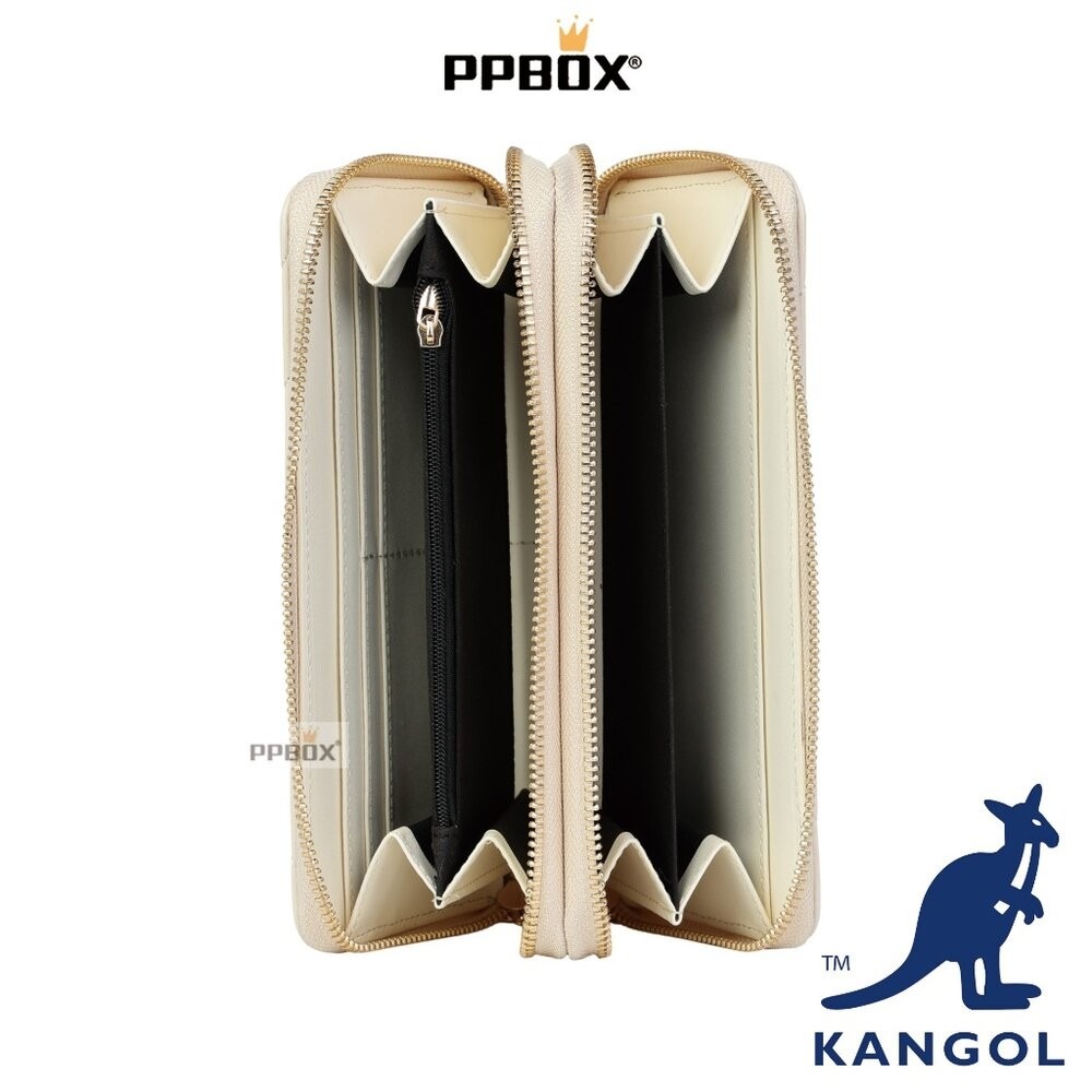 KANGOL 袋鼠 雙開隔層長夾  65525781 時尚 包包-細節圖3