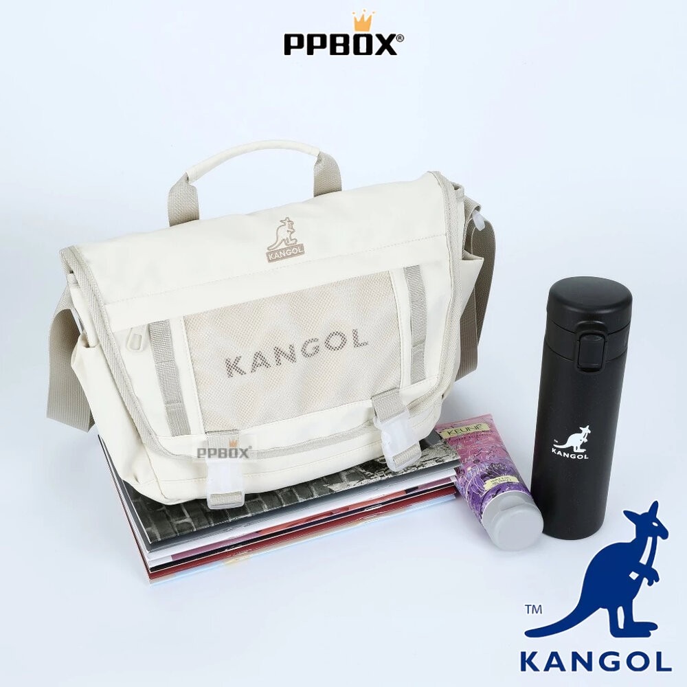 KANGOL 袋鼠 郵差包附錢包 66258701 時尚 包包-細節圖9