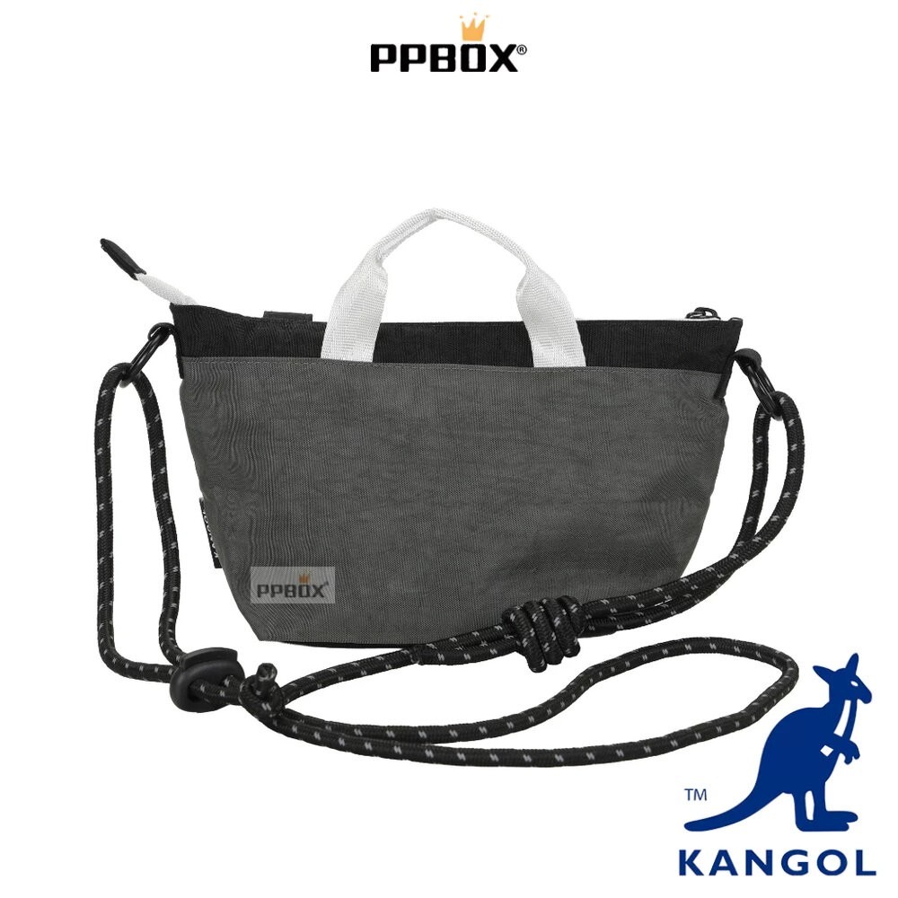 KANGOL 袋鼠 拼色多功能斜背包 66551710 時尚 包包-細節圖2