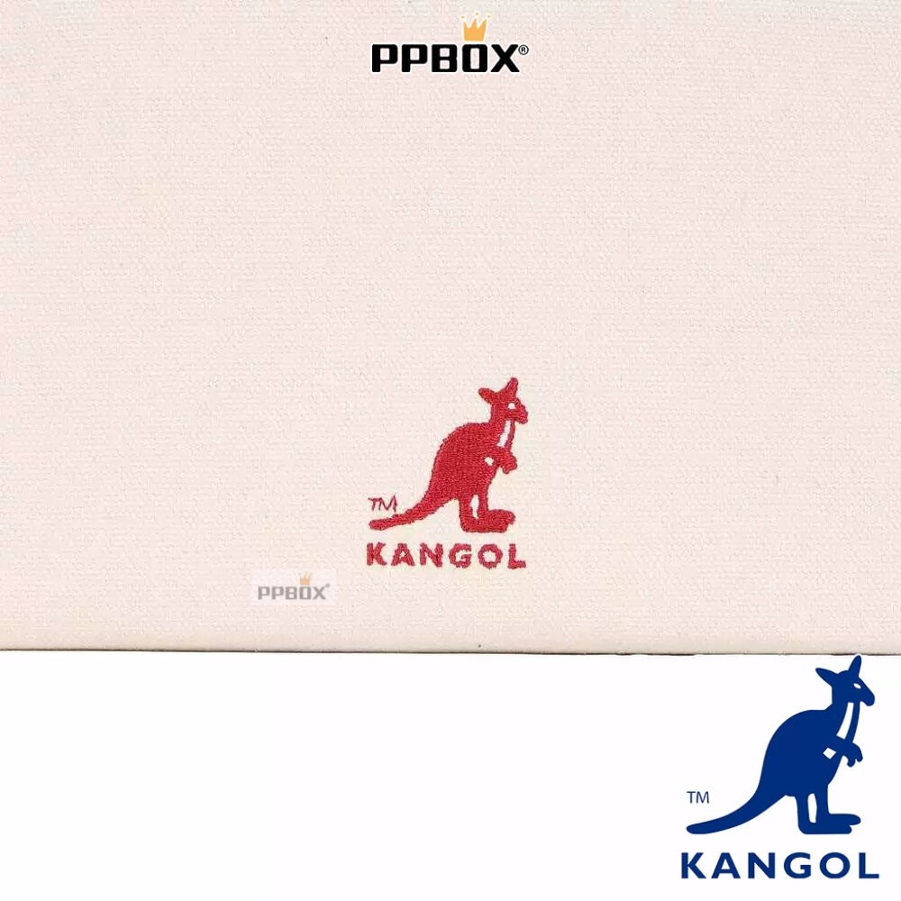 KANGOL 袋鼠 帆布口袋側背包 66551707 時尚 包包-細節圖5