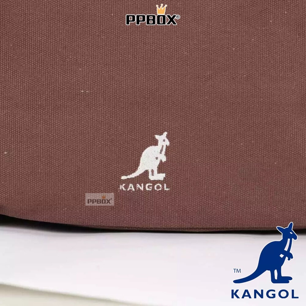 KANGOL 袋鼠 帆布口袋側背包 66551707 時尚 包包-細節圖7