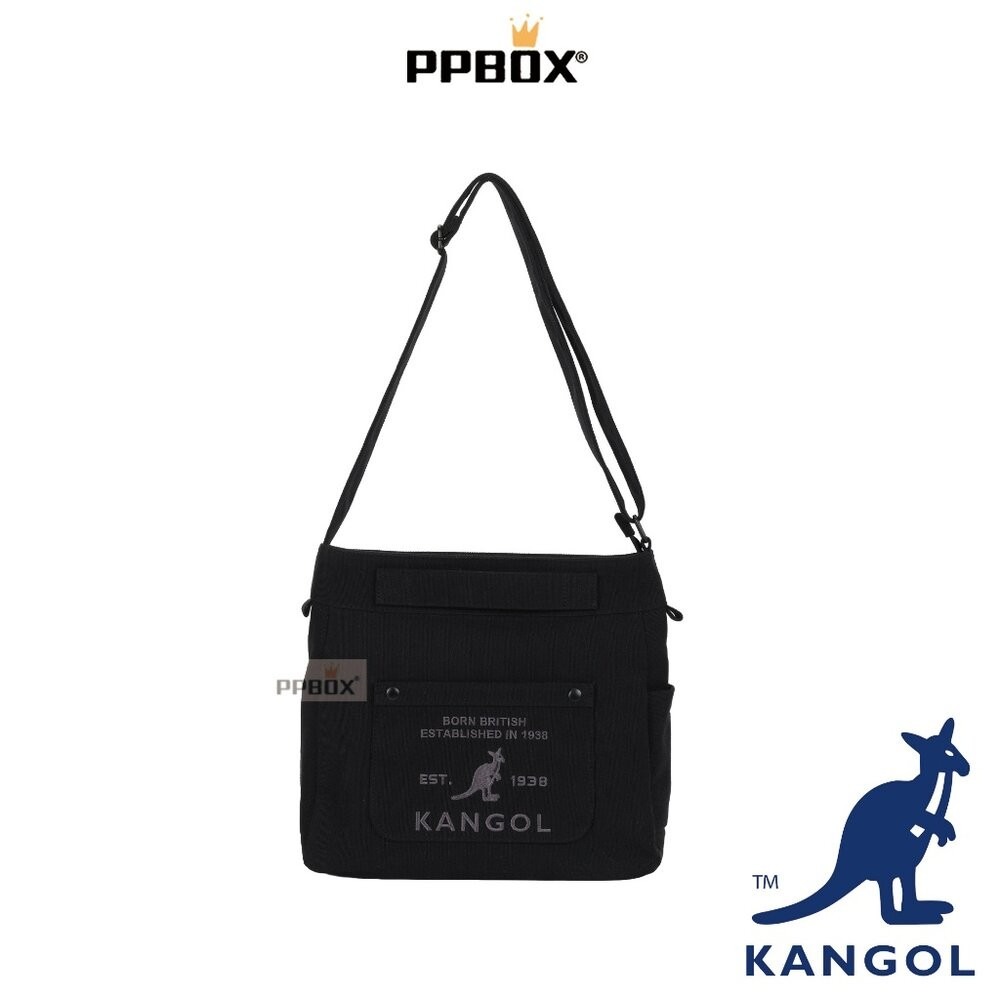 KANGOL 袋鼠 帆布口袋側背包 66551707 時尚 包包-規格圖10