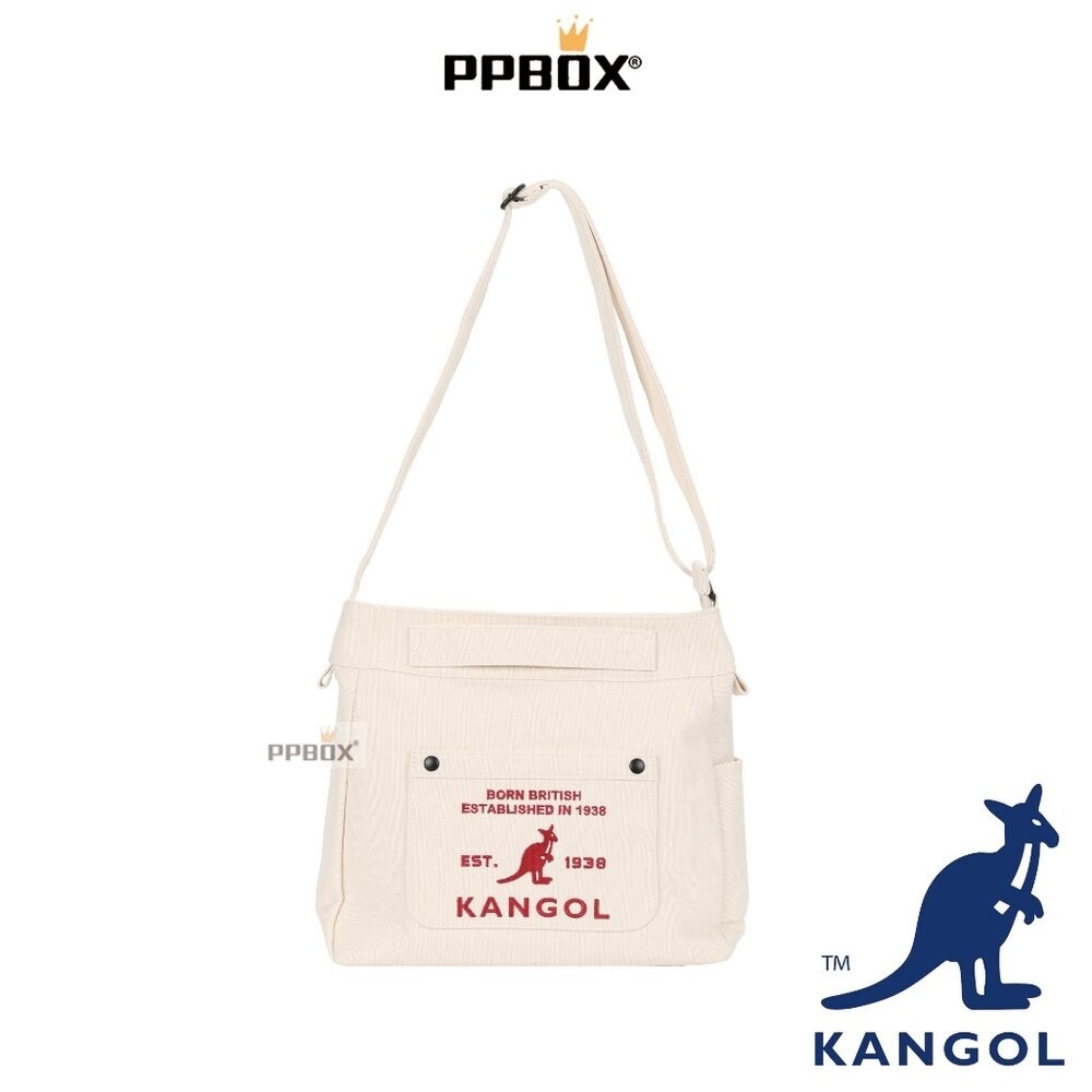 KANGOL 袋鼠 帆布口袋側背包 66551707 時尚 包包-規格圖10