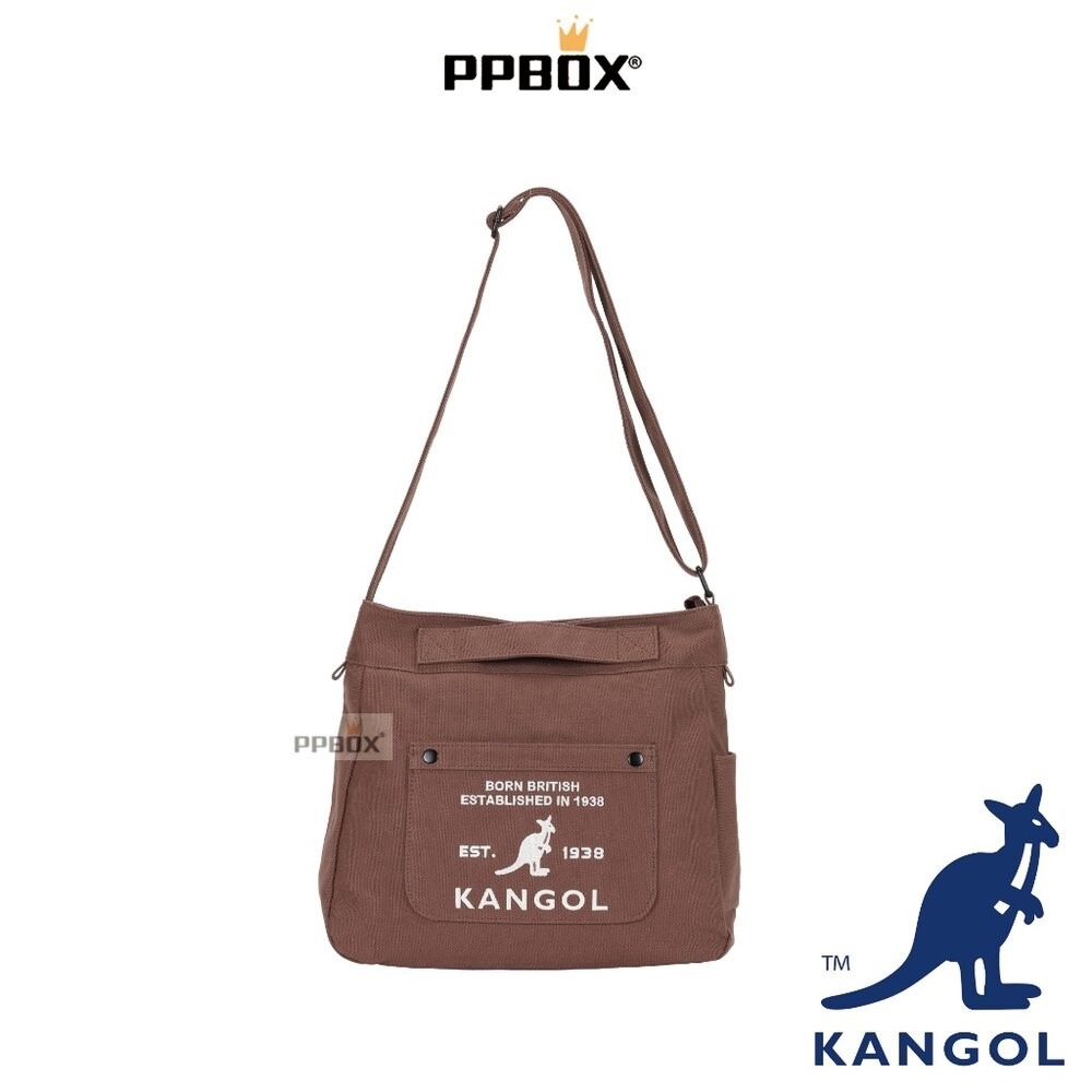 KANGOL 袋鼠 帆布口袋側背包 66551707 時尚 包包-規格圖10