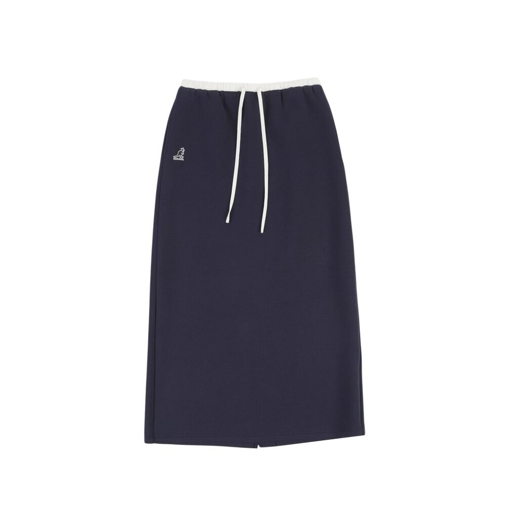KANGOL 袋鼠 女裝休閒滾邊長裙 66521504 時尚 衣服-細節圖5
