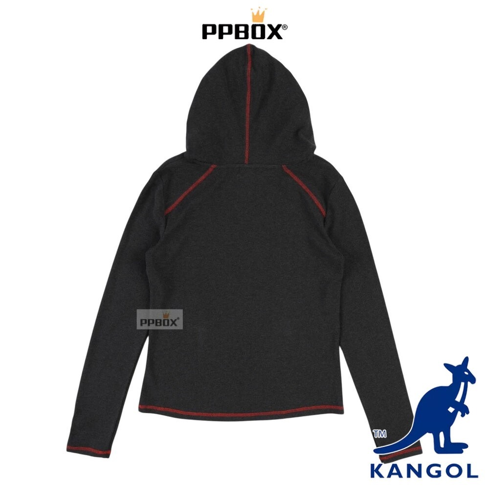 KANGOL 袋鼠 女裝連帽修身長袖 66521008 時尚 衣服-細節圖7