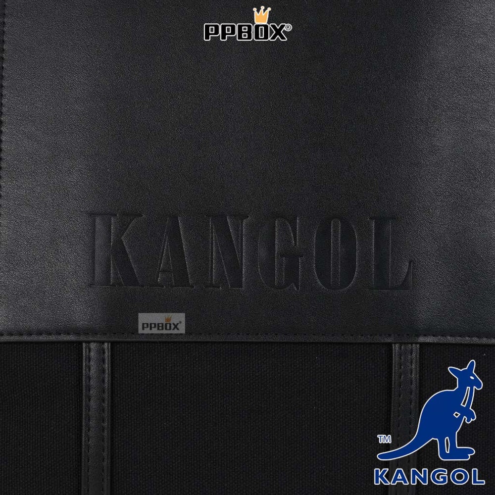 KANGOL 袋鼠 皮製背帶托特包 66551705 時尚 包包-細節圖3