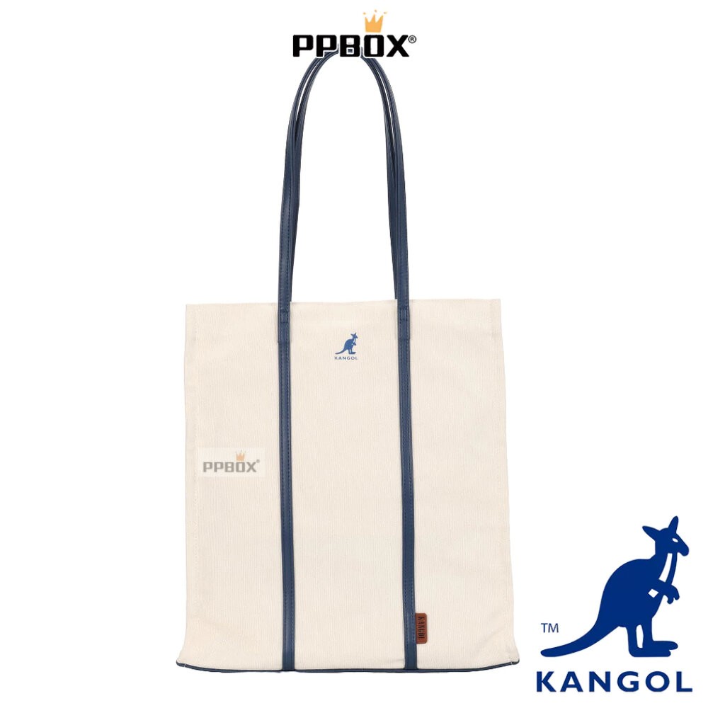 KANGOL 袋鼠 皮製背帶托特包 66551705 時尚 包包-細節圖4