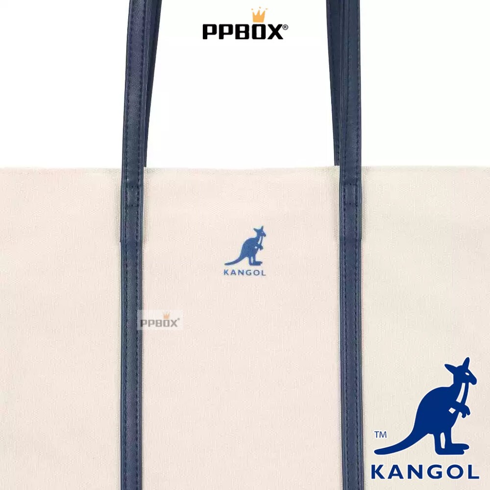 KANGOL 袋鼠 皮製背帶托特包 66551705 時尚 包包-細節圖5