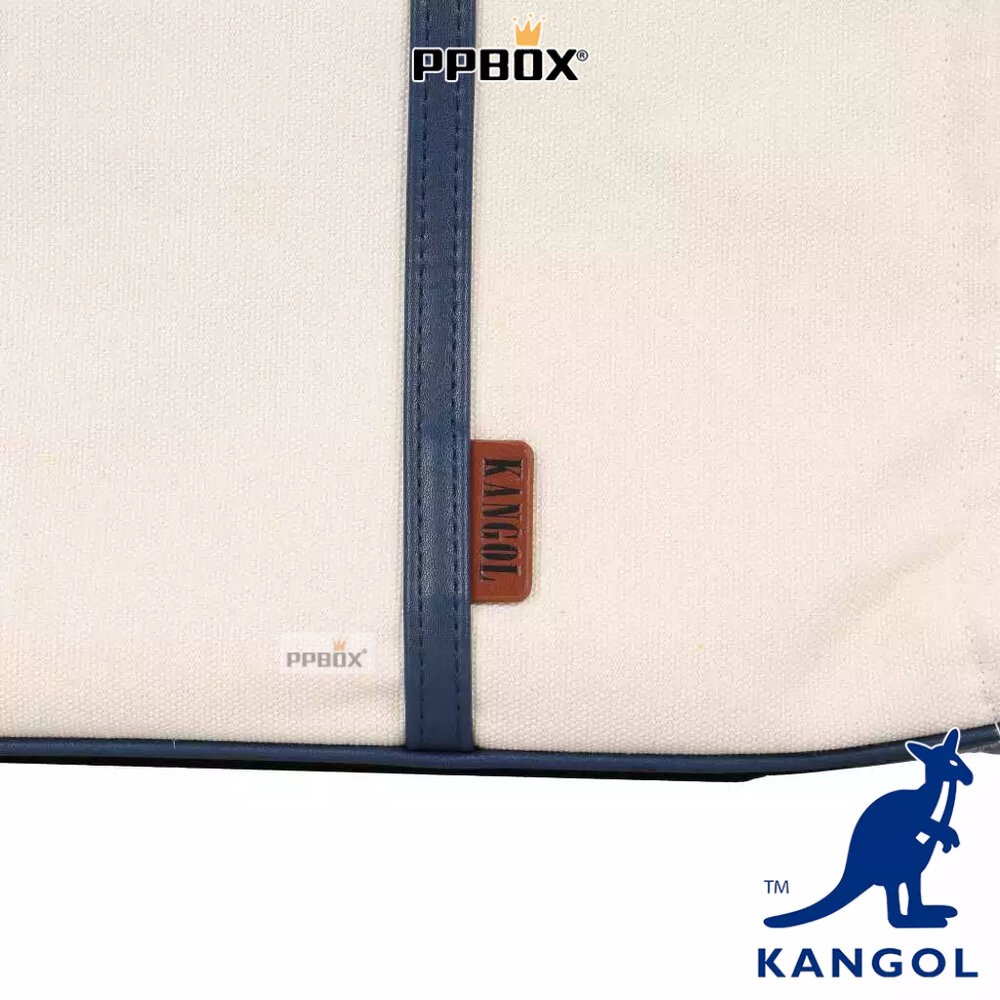 KANGOL 袋鼠 皮製背帶托特包 66551705 時尚 包包-細節圖6