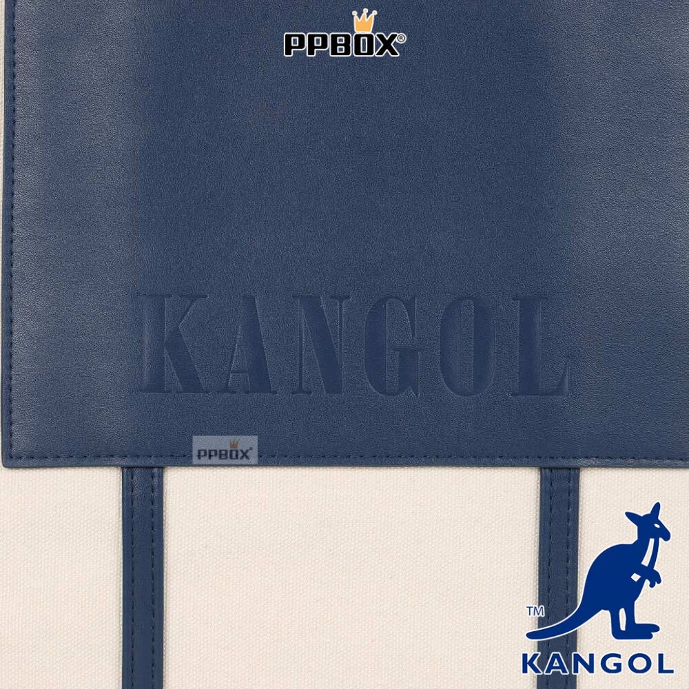 KANGOL 袋鼠 皮製背帶托特包 66551705 時尚 包包-細節圖7