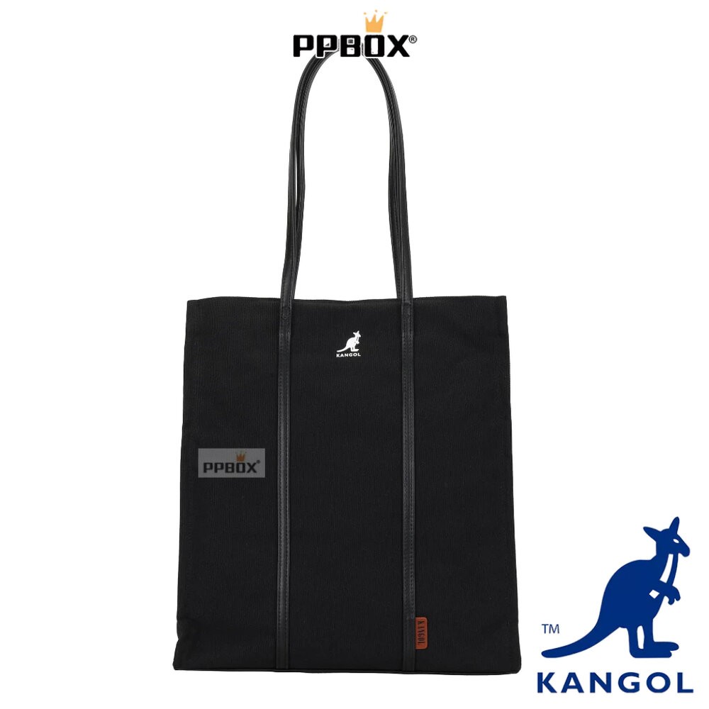 KANGOL 袋鼠 皮製背帶托特包 66551705 時尚 包包-細節圖8
