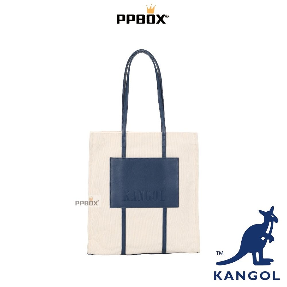 KANGOL 袋鼠 皮製背帶托特包 66551705 時尚 包包-規格圖10