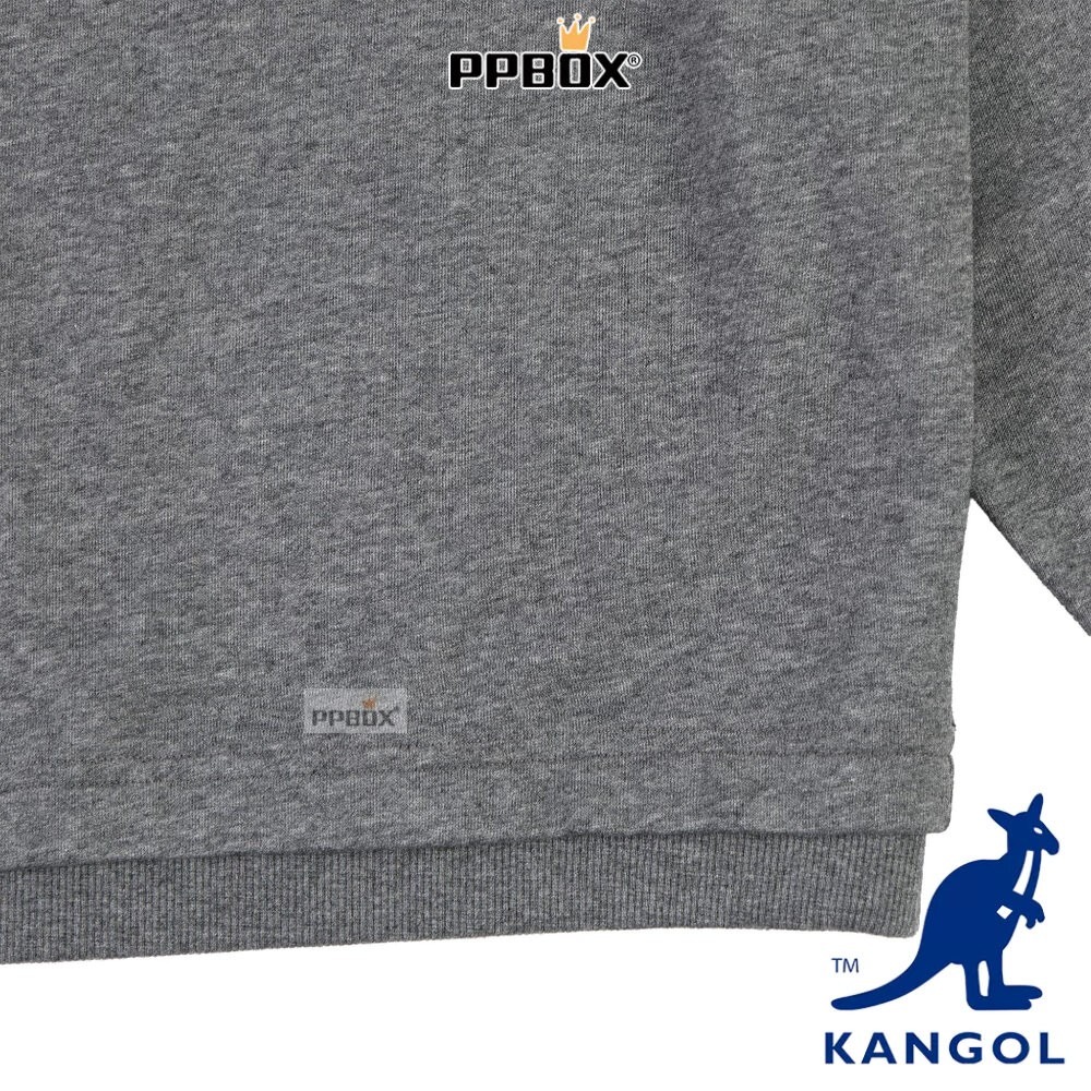 KANGOL 袋鼠 編織紋理大學T 66558002 時尚 長袖-細節圖3