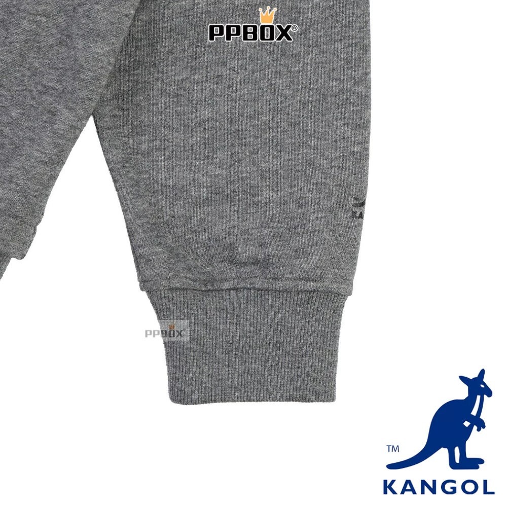 KANGOL 袋鼠 編織紋理大學T 66558002 時尚 長袖-細節圖4