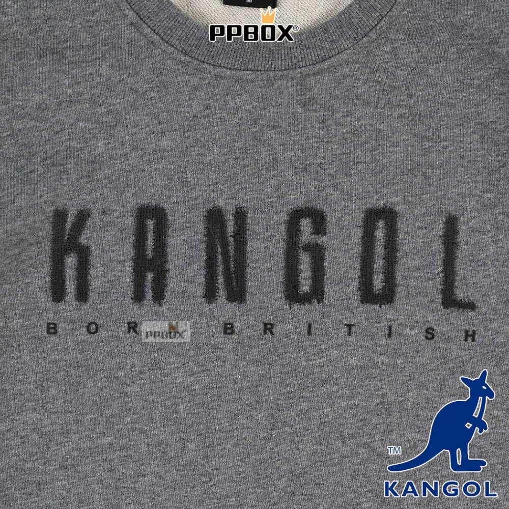 KANGOL 袋鼠 編織紋理大學T 66558002 時尚 長袖-細節圖5