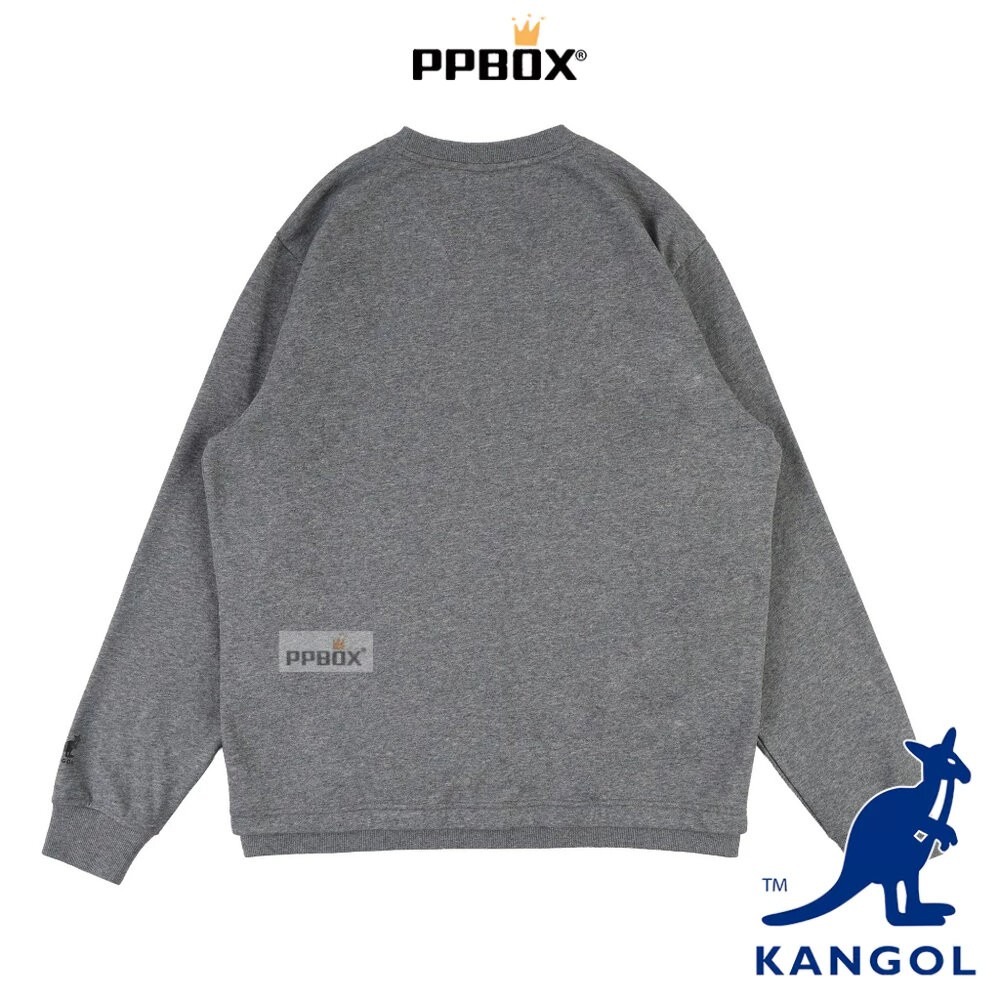 KANGOL 袋鼠 編織紋理大學T 66558002 時尚 長袖-細節圖7