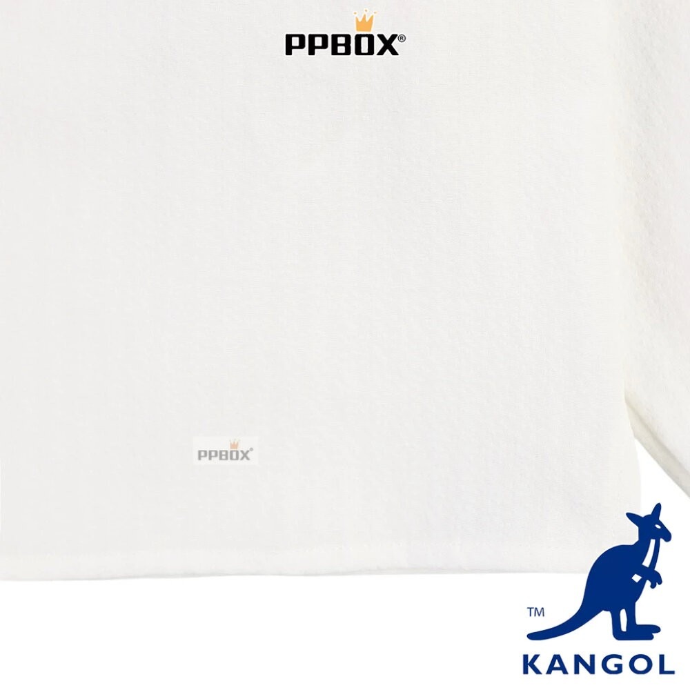 KANGOL 袋鼠 女裝寬版襯衫外套 66521470 時尚-細節圖2