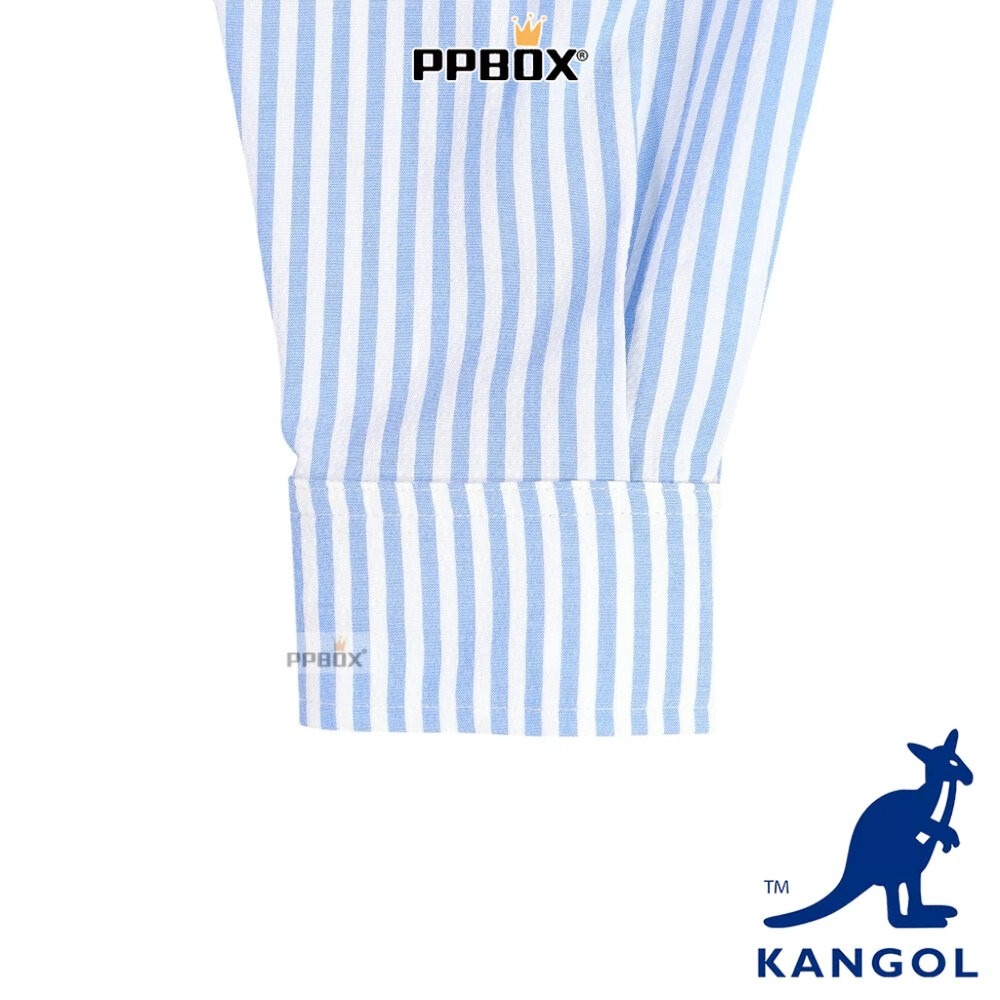 KANGOL 袋鼠 女裝寬版襯衫外套 66521470 時尚-細節圖7