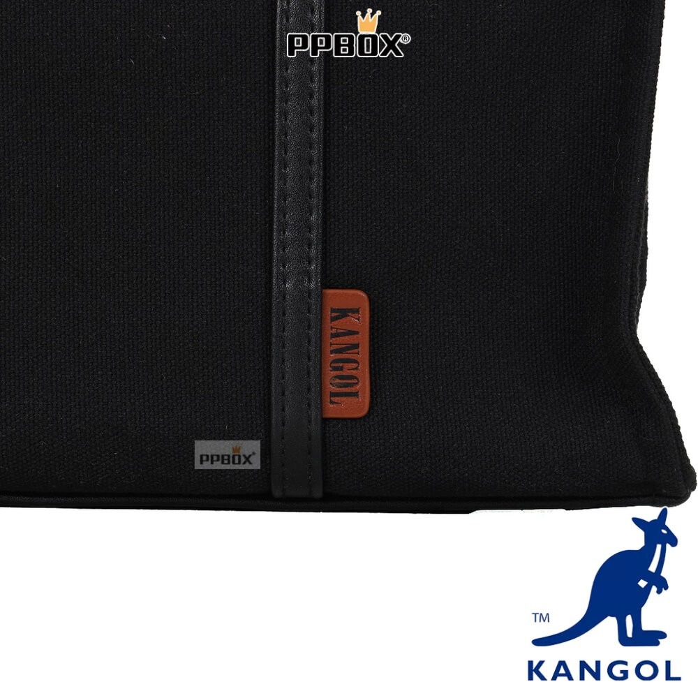 KANGOL 袋鼠 皮革背帶 托特包 66551706 時尚 包包-細節圖2