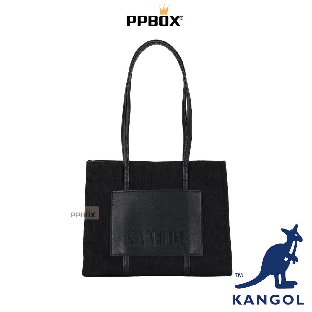 KANGOL 袋鼠 皮革背帶 托特包 66551706 時尚 包包-規格圖6