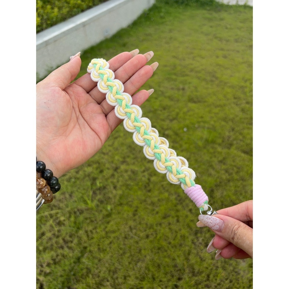 100%純手工編織｜造型手機繩｜手腕繩-細節圖7