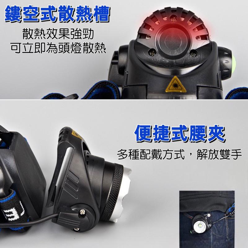 尚玲瓏百貨 爆亮L2頭燈 登山 頭燈 工作燈 XML2釣魚燈 修車工作燈 爆亮 頭燈 工作燈 維修燈-細節圖4