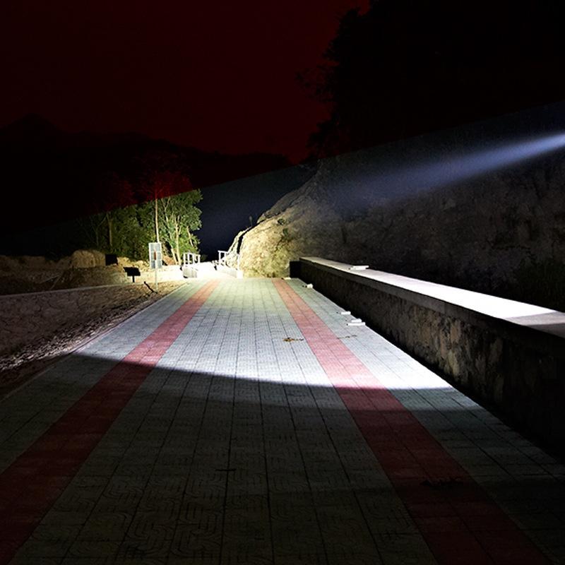 尚玲瓏百貨 L2 LED戶外騎行遠射 充電防水伸縮變焦強光手電筒  露營/工地/修車/出遊-細節圖4