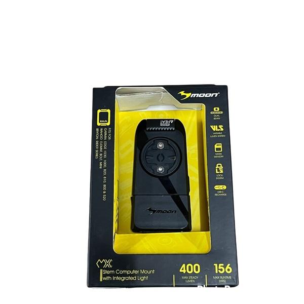 尚玲瓏百貨 MOON 龍頭碼錶座 整合式 頭燈 適合 bryton garmin 前車燈 400流明【MX】-細節圖5
