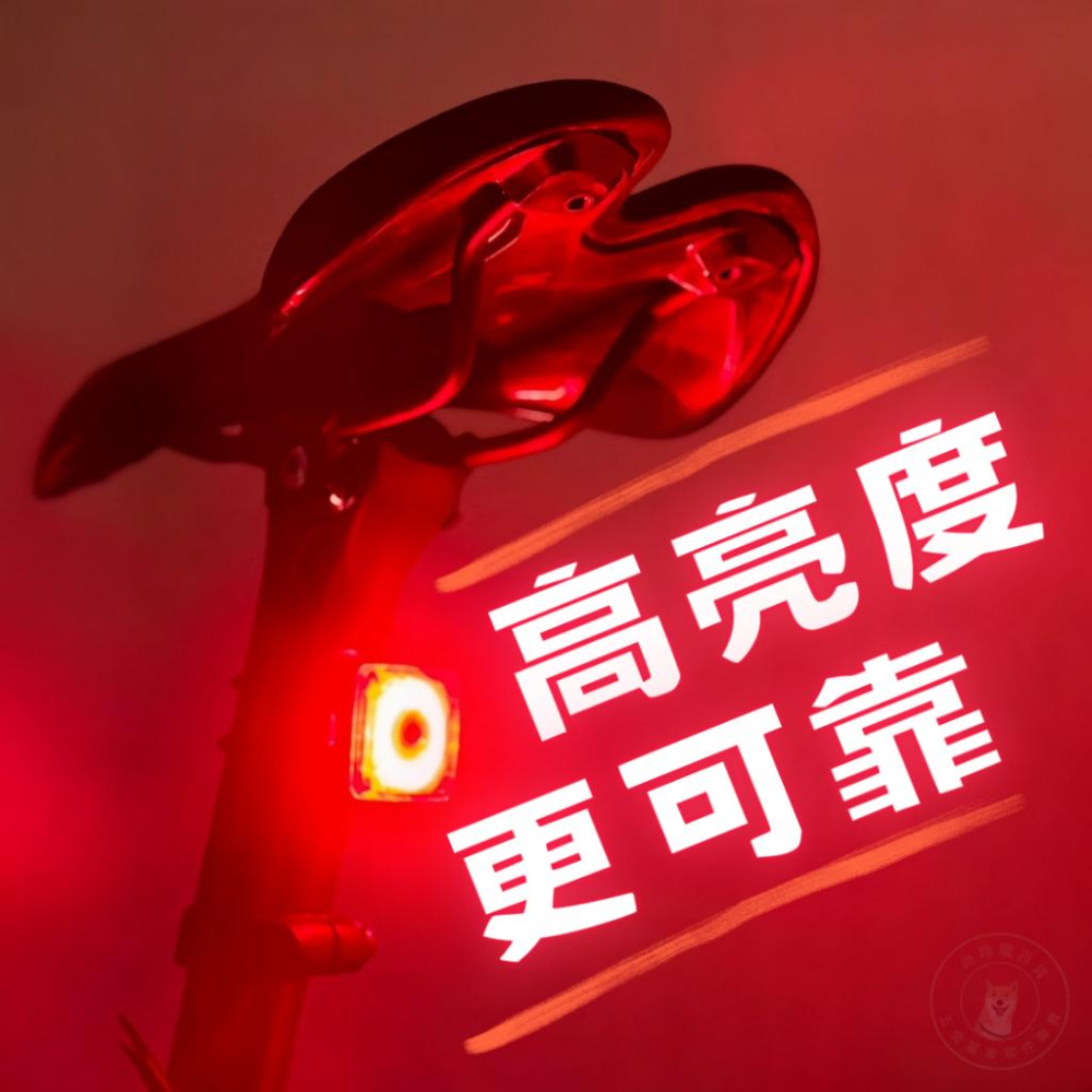 VIVIMAX BL09S 自行車智慧後燈，煞車感測、休眠省電 防塵防水，坐管 坐墊 掛環 尾燈 車燈警示燈-細節圖5