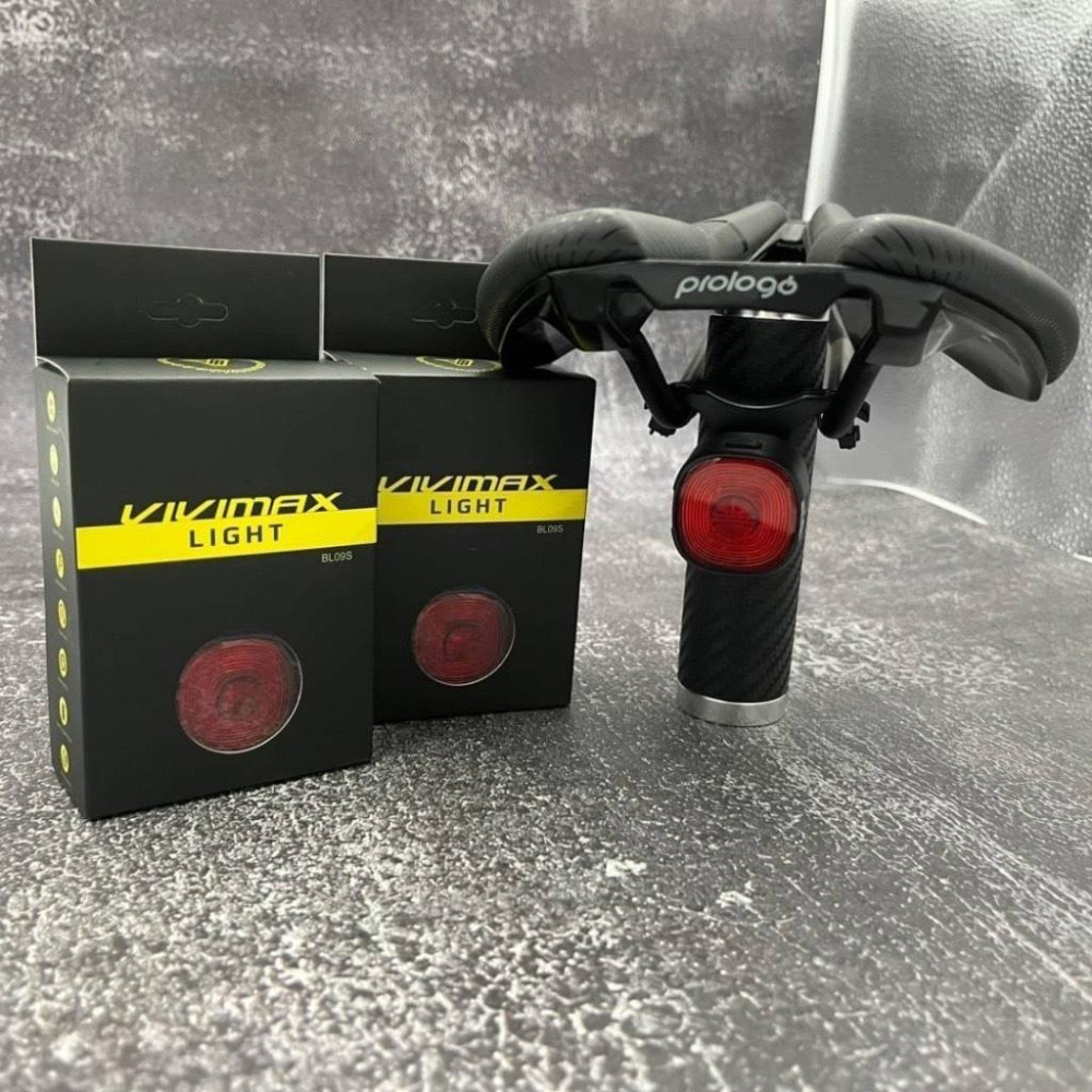 VIVIMAX BL09S 自行車智慧後燈，煞車感測、休眠省電 防塵防水，坐管 坐墊 掛環 尾燈 車燈警示燈-細節圖6