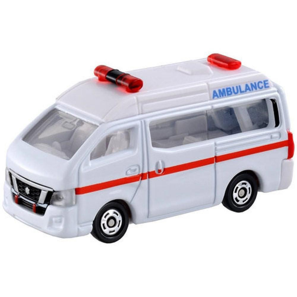 《CS洽興》#018 日產NV350救護車 _TM018A  / TOMICA 多美小汽車-細節圖2