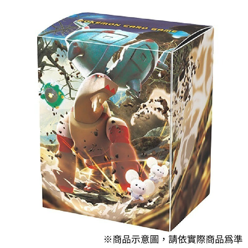 [洽興] 寶可夢卡牌收納盒 寶可夢主題卡盒- 月月熊赫月 古鼎鹿-細節圖3