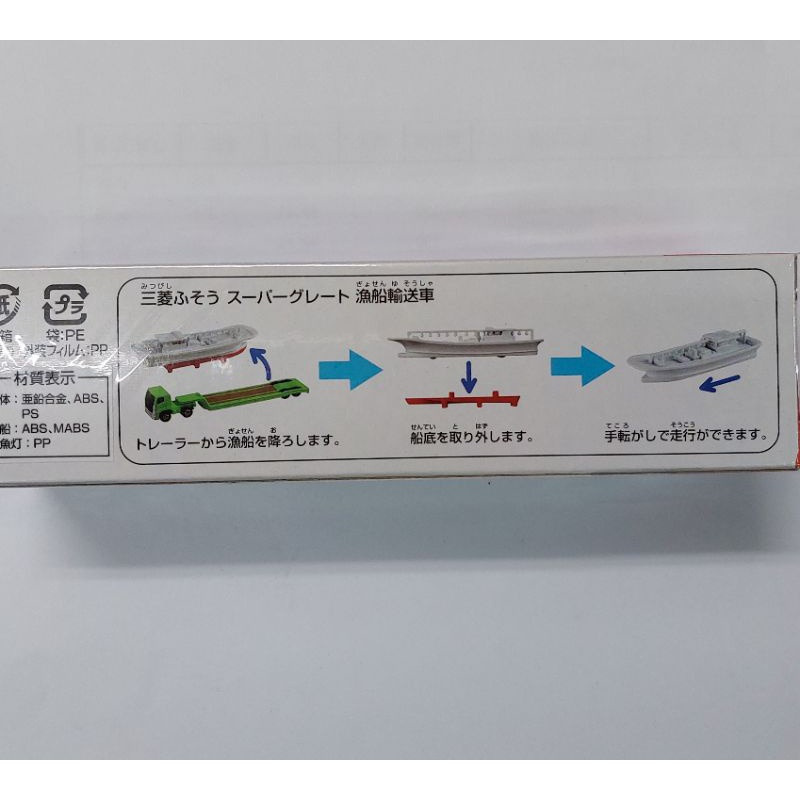 [洽興] TOMICA No.150 三菱FUSO漁船運輸車_ TM150A 多美超長型小汽車-細節圖3