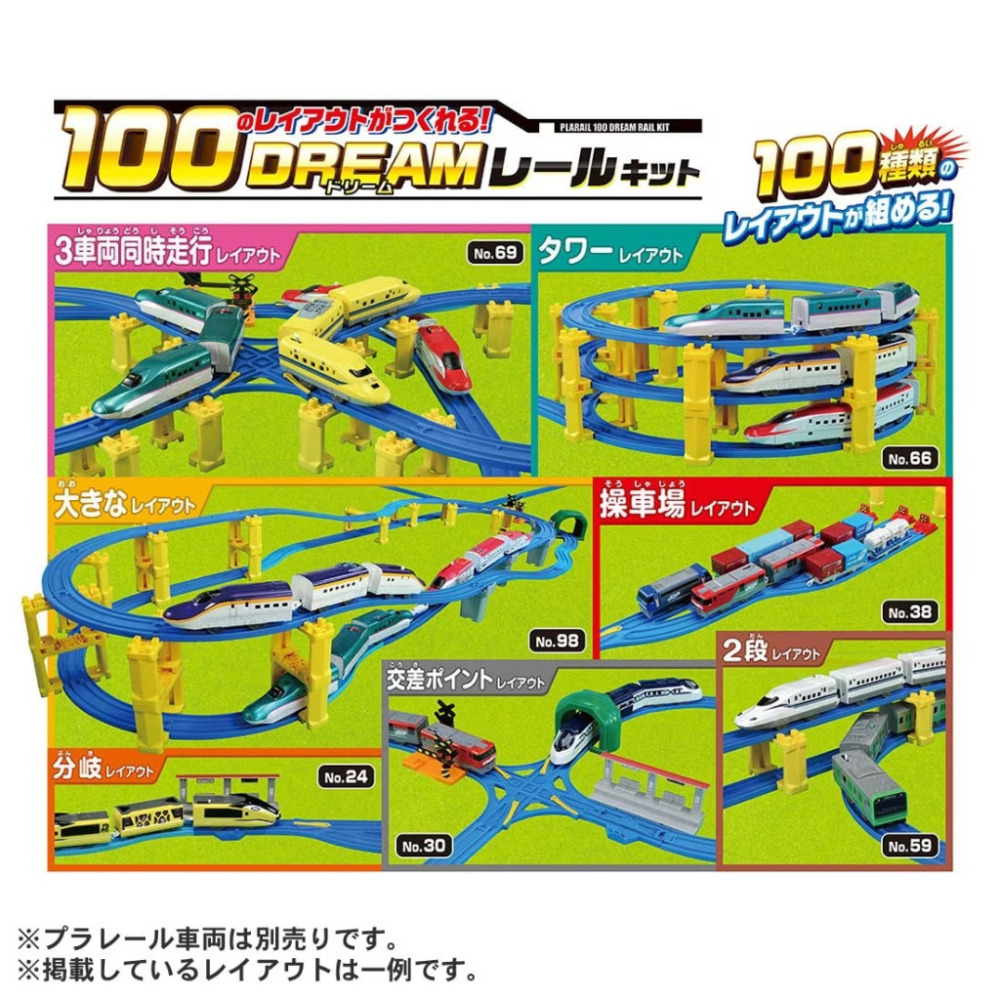 [洽興] 100種軌道變化豪華組_TP91523  PLARAIL 鐵路王國 TAKARA TOMY  (不含火車)-細節圖2