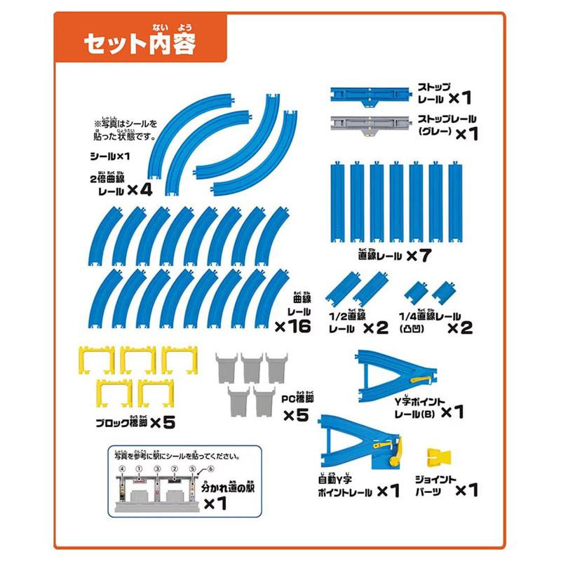 [洽興] PLARAIL鐵道王國  自動Y形軌道變化組(可連結車站)_TP94193-細節圖7