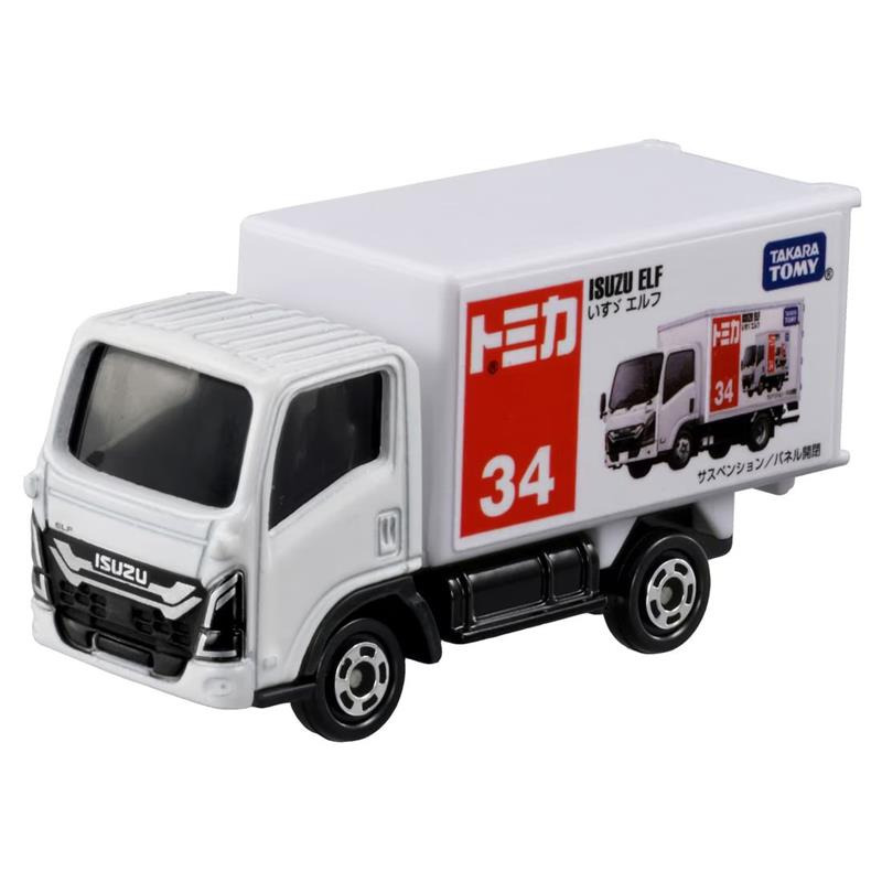 [洽興] TOMICA No.034 ISUZU ELF _TM034A6 多美小汽車-細節圖2