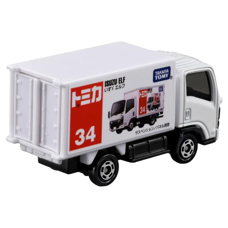 [洽興] TOMICA No.034 ISUZU ELF _TM034A6 多美小汽車-細節圖3