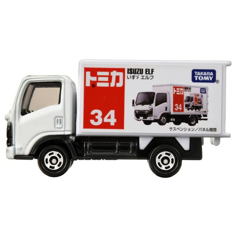 [洽興] TOMICA No.034 ISUZU ELF _TM034A6 多美小汽車-細節圖4