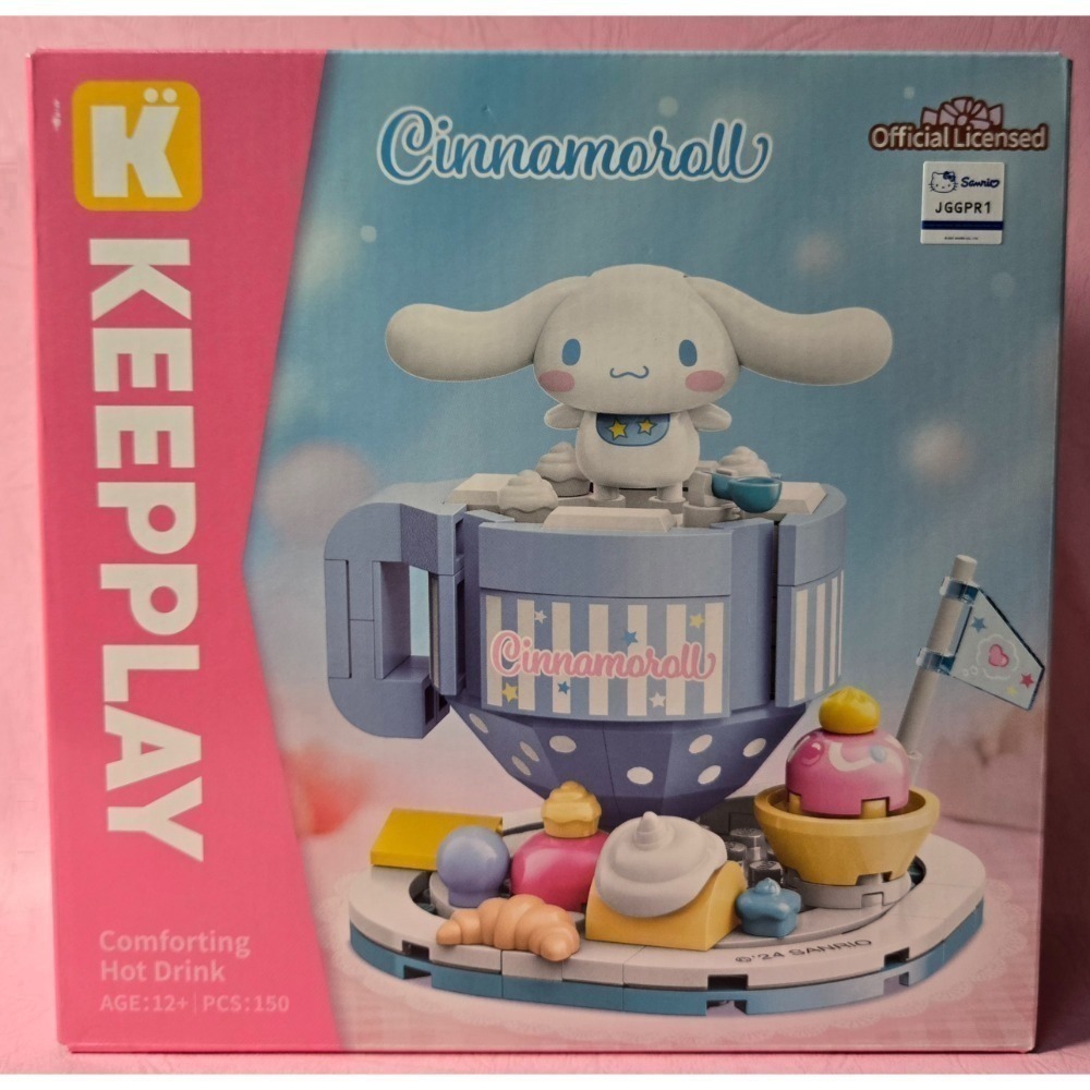 [洽興]  KEEPPLAY 積木 三麗鷗 下午茶系列 Hello Kitty 美樂蒂 大耳狗 布丁狗 酷洛米 帕恰狗-規格圖8